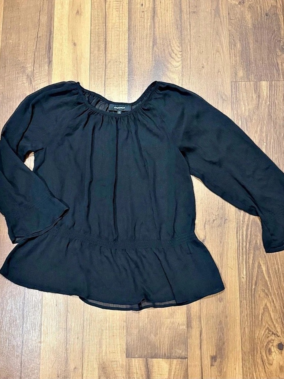 Jones New York Black Blouse Size Medium L